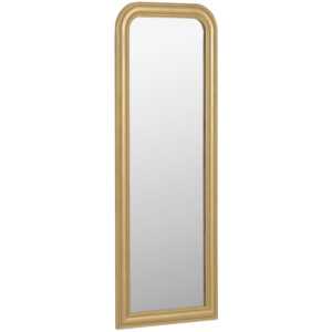 Zlaté závěsné zrcadlo Kave Home Adinoshika 63 x 163 cm
