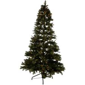 Umělý vánoční strom s LED světlem J-Line Arcai 270 cm