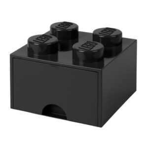 Černý úložný box LEGO® Storage 25 x 25 cm