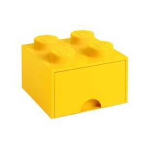 Žlutý úložný box LEGO® Storage 25 x 25 cm