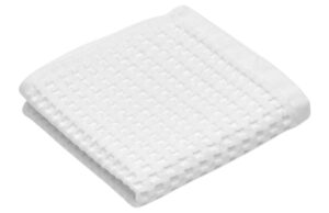 Bílý bavlněný ručník Kave Home Zinnia 30 x 50 cm