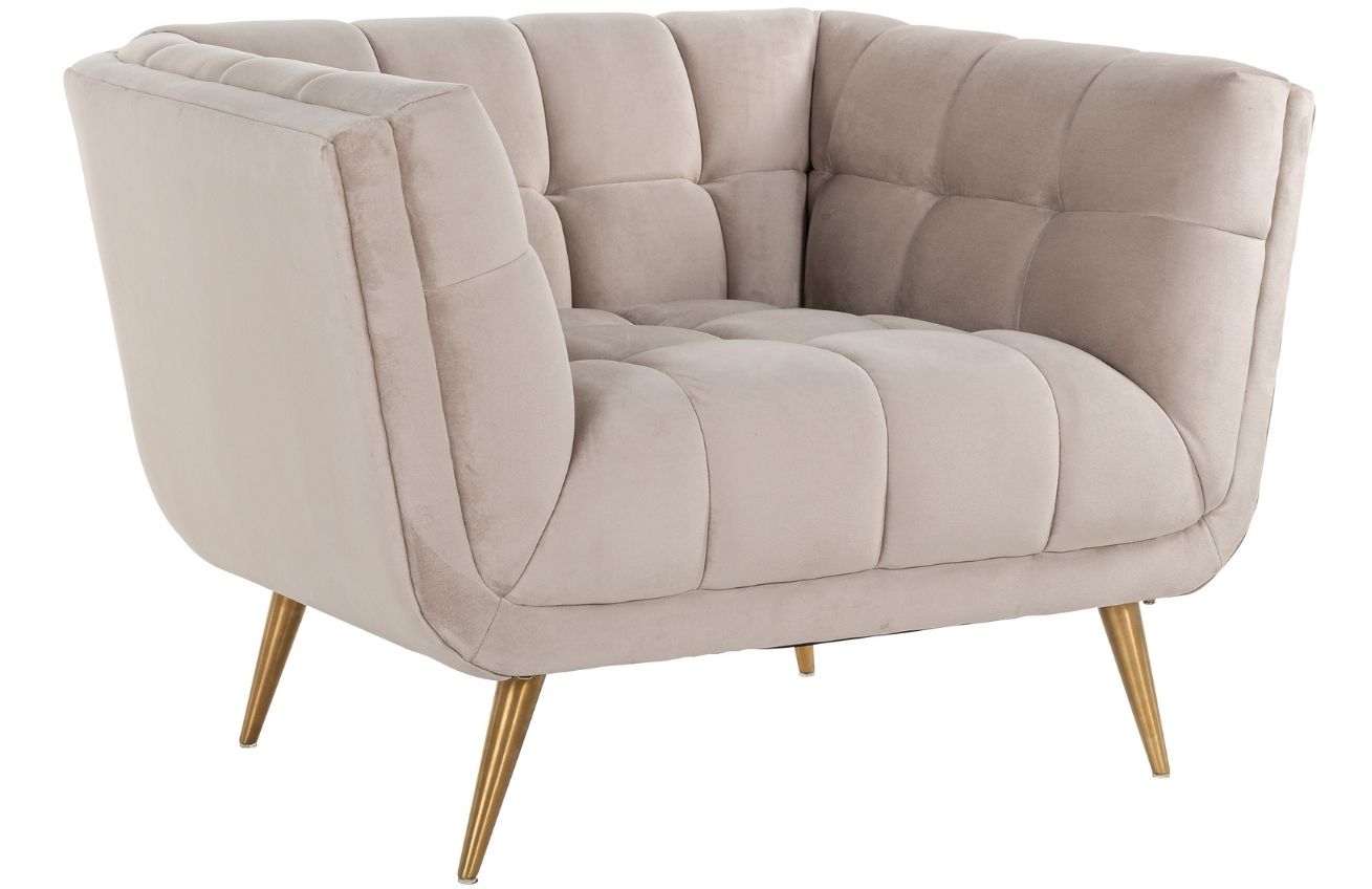 Richmond Sametové křeslo Huxley