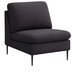 Rodier Černé čalouněné křeslo Belle