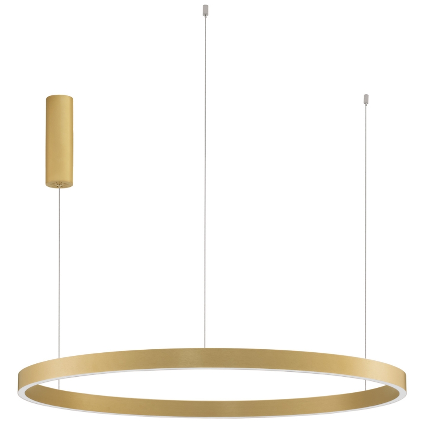 Zlaté závěsné LED světlo Nova Luce Elowen 98 cm