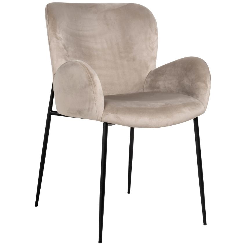 Richmond Sametová jídelní židle Amber