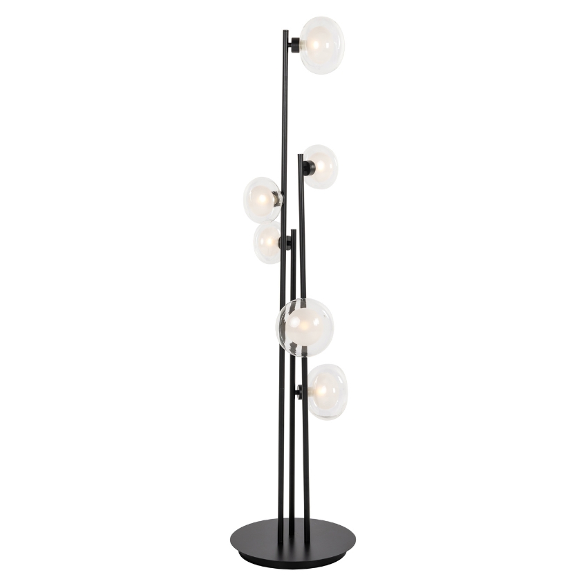 Richmond Skleněná stojací lampa Luva 140 cm