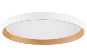 Bílé kovové stropní LED světlo Nova Luce Vomos 40 cm
