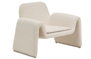 Kave Home Béžové čalouněné křeslo Melvia