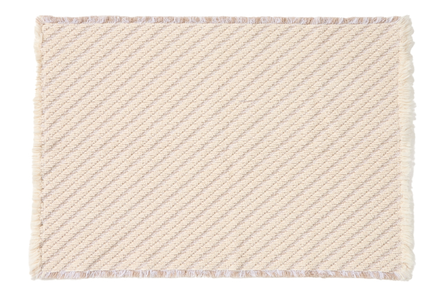 Kave Home Béžová bavlněná koupelnová předložka Janu 50 x 70 cm