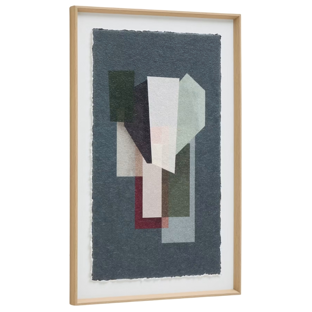 Kave Home Abstraktní obraz Veluni 90 x 60 cm