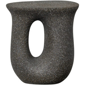 WOOOD Černý odkládací stolek Moson 45 cm