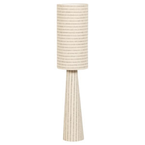 WOOOD Světle béžová bouclé stojací lampa Loft 130 cm