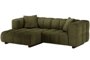 Micadoni Zelená rozkládací pohovka Puma 260 cm