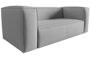 Cosmopolitan Design Šedá dvoumístná pohovka Mackay 150 cm