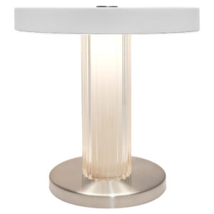 Nordlux Bílá kovová stolní LED lampa Trezzi