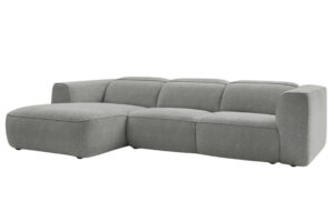 Bobochic Paris Světle šedá rohová pohovka William 298 cm