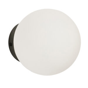 Kave Home Bílé skleněné nástěnné světlo Brisia 15 cm