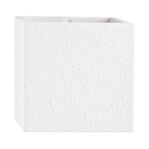 Nova Luce Bílé sádrové nástěnné světlo Sensia 11