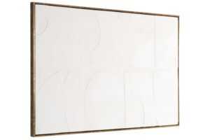 Richmond Bílý abstraktní obraz Decadence 80 x 120 cm