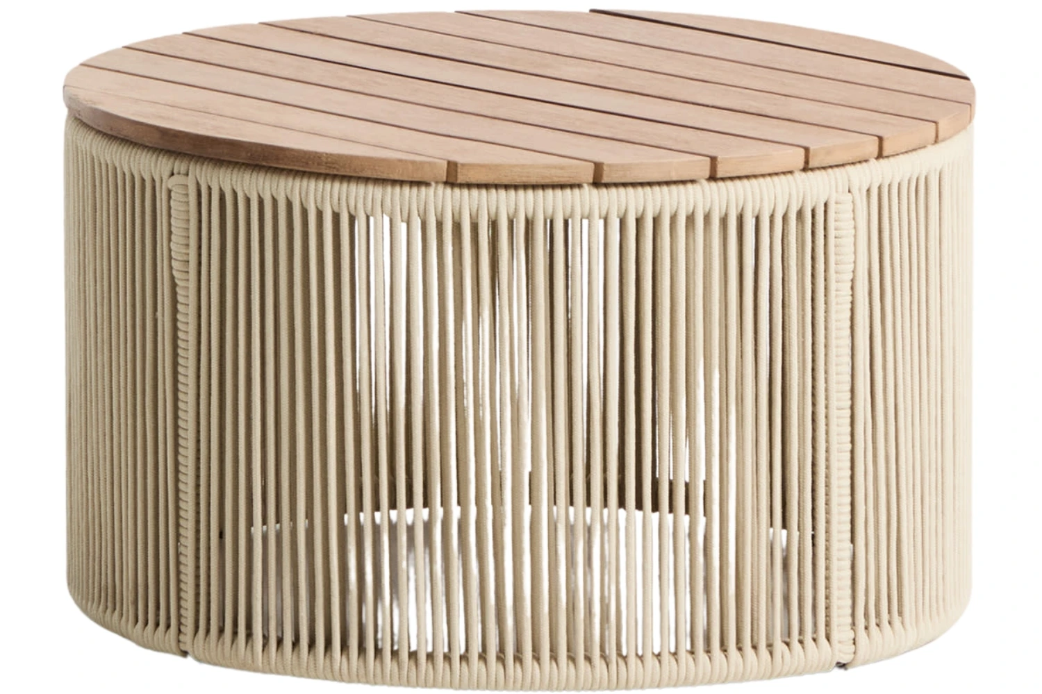 Kave Home Krémový zahradní stolek Dandara 60 cm