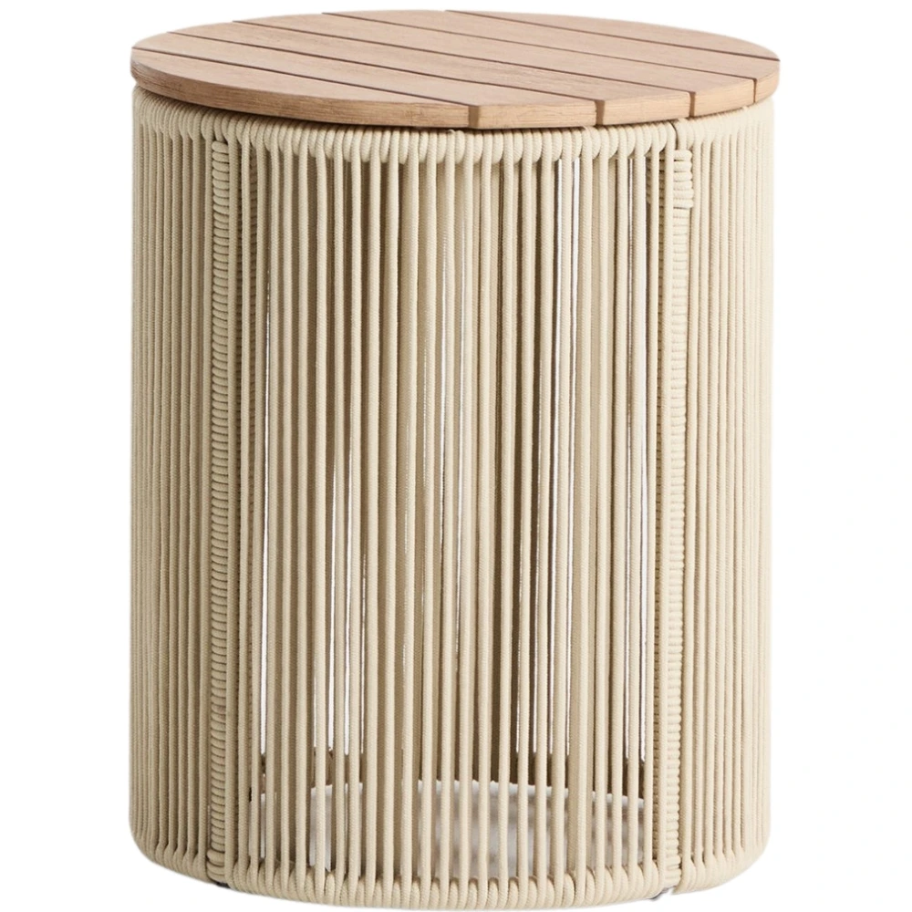 Kave Home Krémový zahradní stolek Dandara 40 cm
