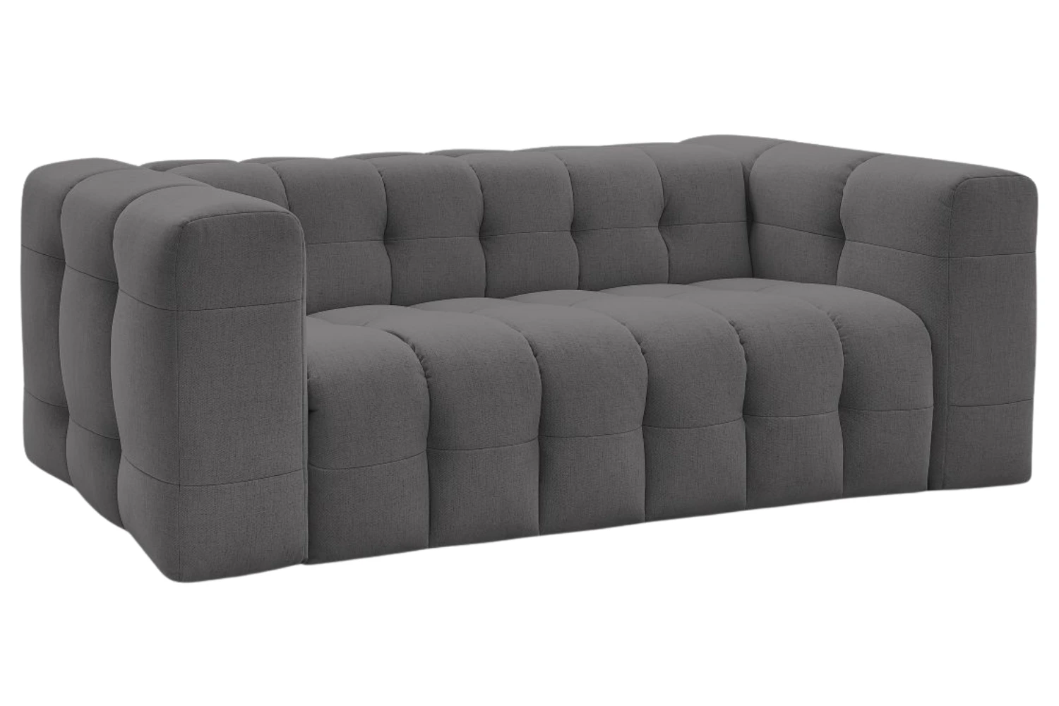 Bobochic Paris Tmavě šedá rozkládací pohovka Cloud 228 cm