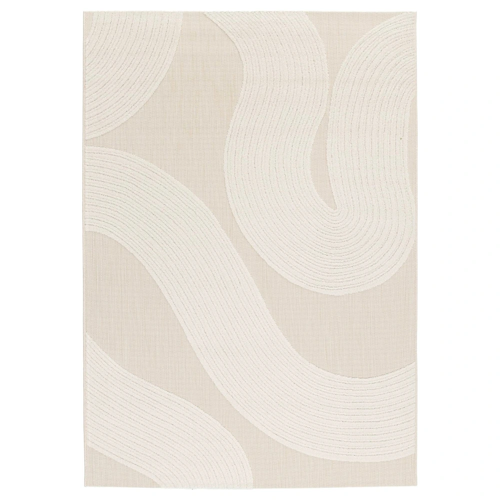 Fargotex Světle béžový zahradní koberec Via 160 x 230 cm