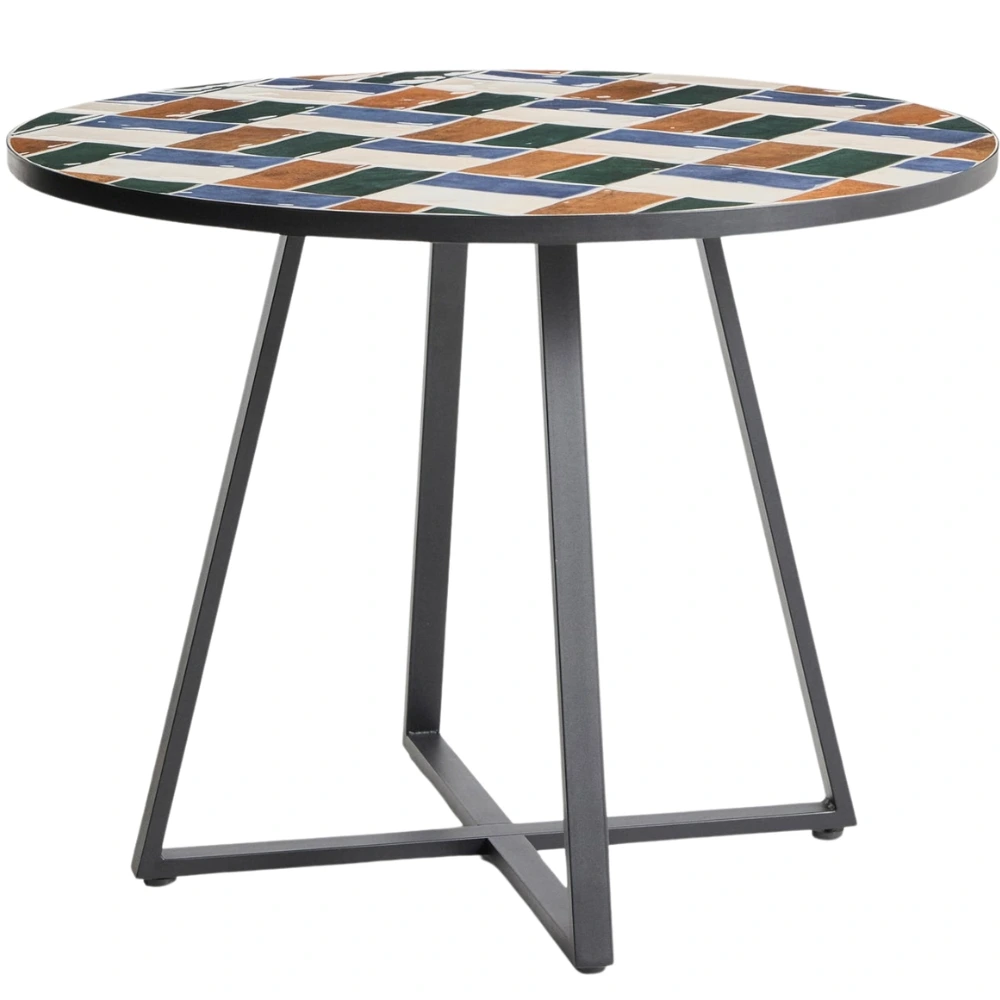 Kave Home Barvený zahradní stůl Tella Ø 120 cm