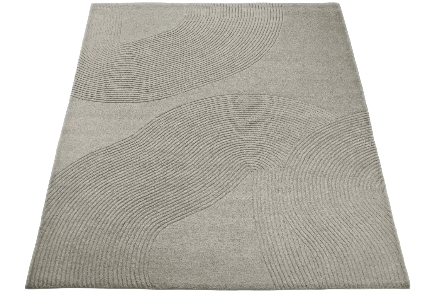 Bolia Světle šedý vlněný koberec Zen 250 x 350 cm