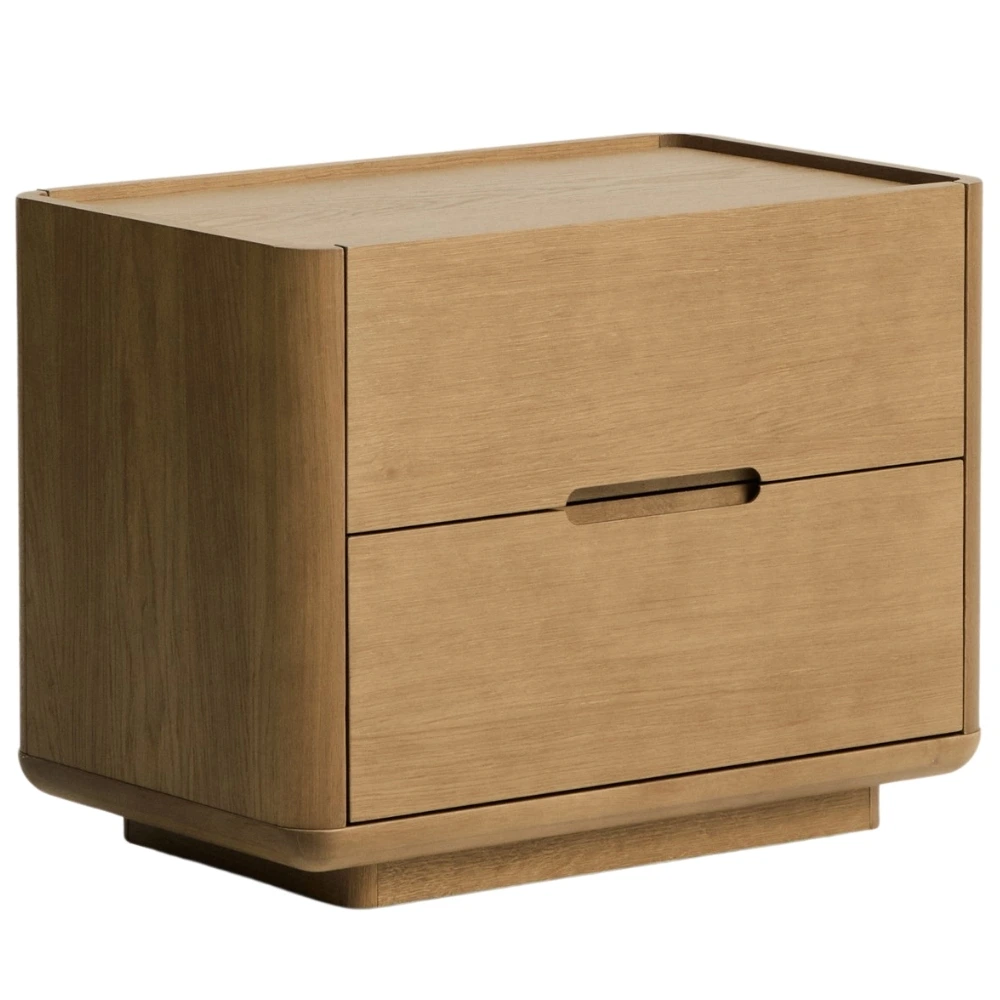 Kave Home Dubový noční stolek Arelida 100 x 40 cm