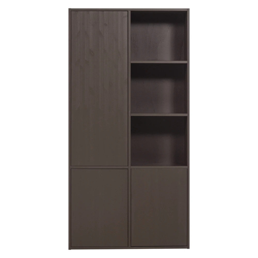 WOOOD Hnědá dřevěná modulární skříň Meggy 215 x 108 cm
