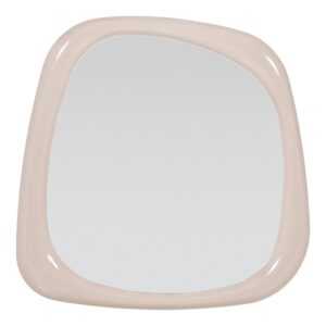 WOOOD Béžové závěsné zrcadlo Norea 90 x 90 cm