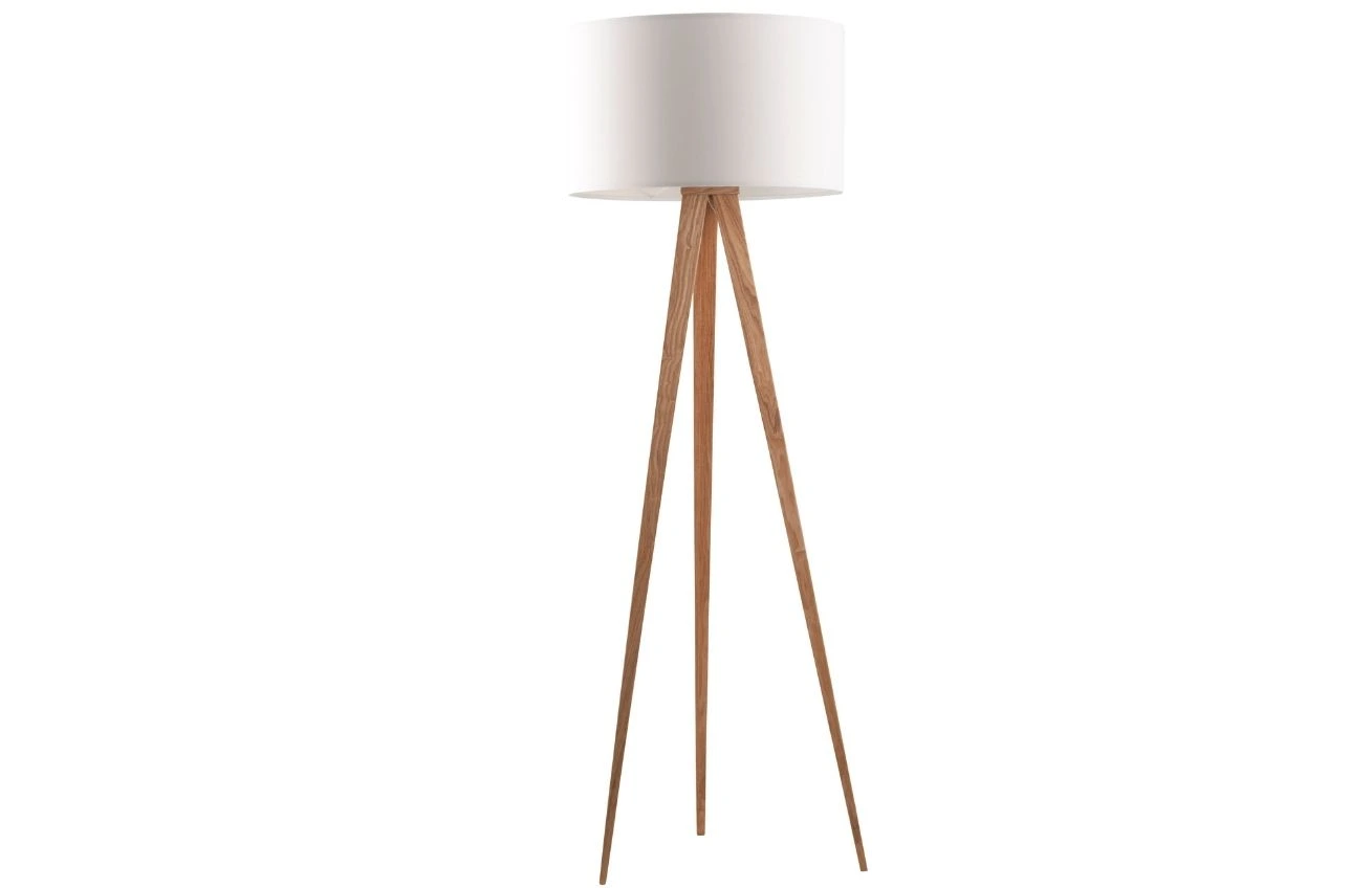 Zuiver Stojací lampa TRIPOD s bílým stínidlem – vystavený kus