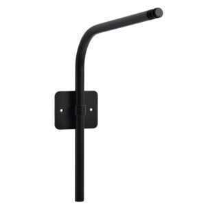 Kave Home Černý kovový nástěnný držák na zahradní LED lampu Nali