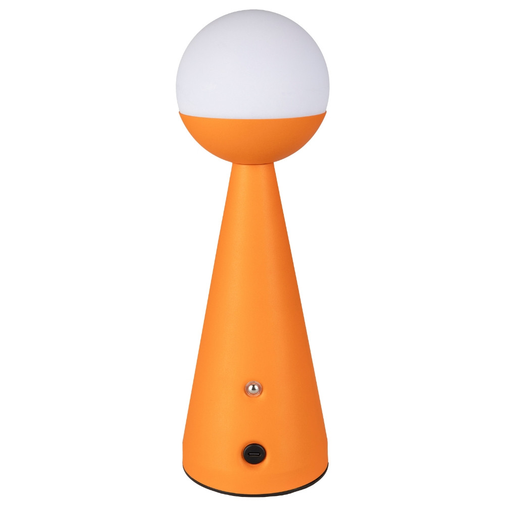 Zuiver Oranžová kovová dobíjecí stolní LED lampa BELLO