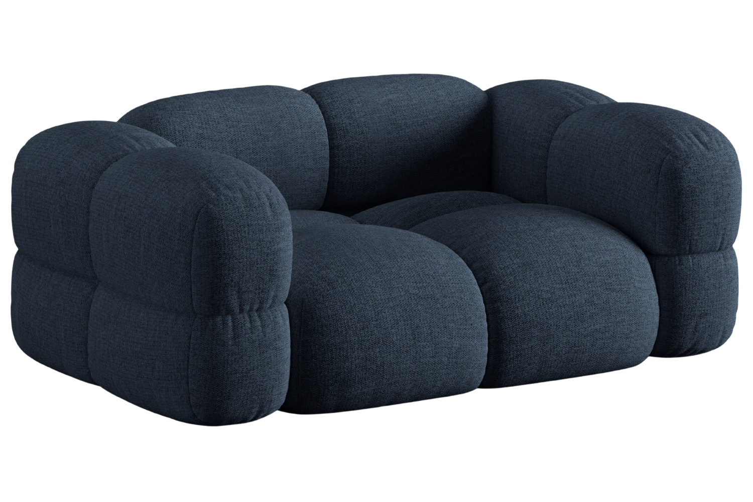 Cosmopolitan Design Tmavě modrá dvoumístná pohovka Loretto 180 cm