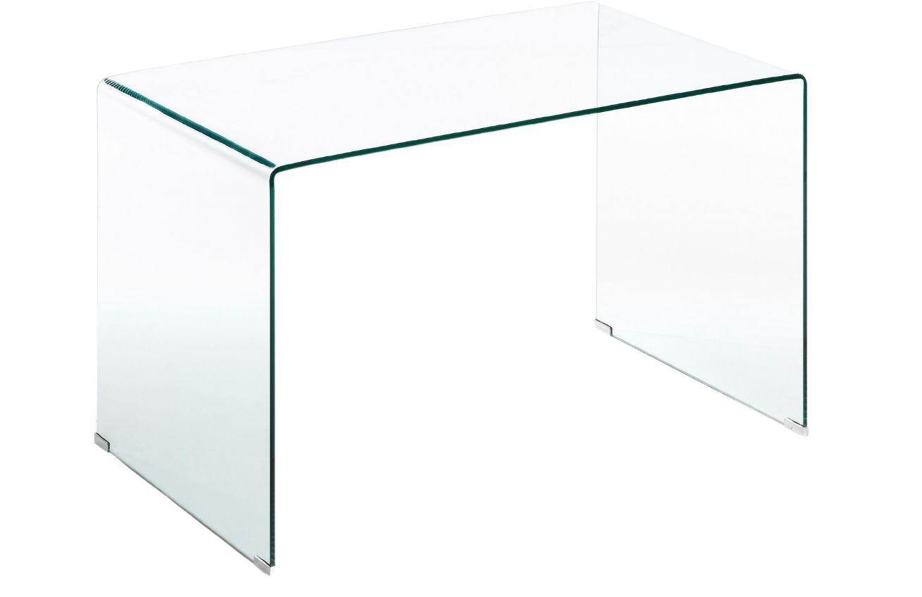 Kave Home Skleněný pracovní stůl Burano 125 x 70 cm