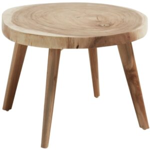 Kave Home Masivní dřevěný konferenční stolek Wellcres 65 cm