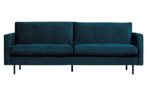 WOOOD Sametová pohovka Raden 230 cm s prošíváním