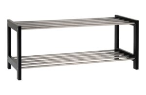 Nordic Living Černý kovový botník Fintan 78 cm