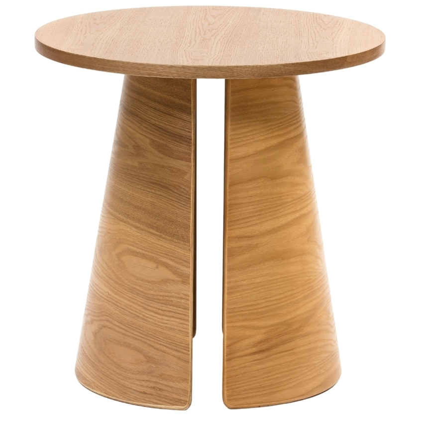 Teulat Jasanový kulatý odkládací stolek Cep 50 cm