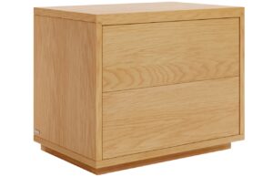 Kave Home Dubový noční stolek Abilen 53 x 36 cm