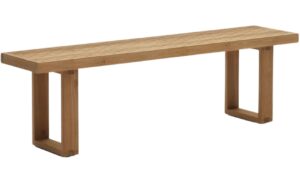 Kave Home Teaková zahradní lavice Canadell 170 cm