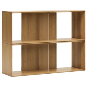 Kave Home Set dvou dubových modulárních polic Litto