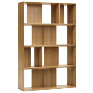 Kave Home Set šesti dubových modulárních polic Litto