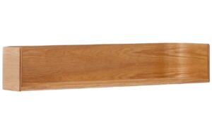 Kave Home Dřevěná nástěnná police Octavia 90 cm