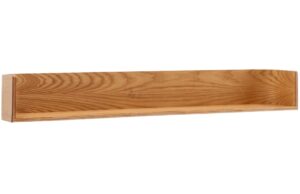 Kave Home Dřevěná nástěnná police Octavia 120 cm