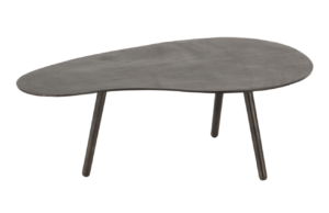 Černý kovový konferenční stolek J-line Ashara 89 x 53 cm