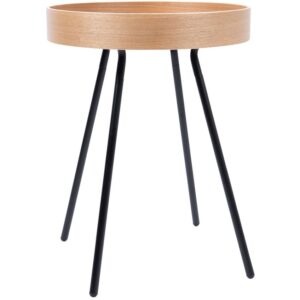 Dubový odkládací stolek ZUIVER OAK TRAY s odnímatelnou deskou 47 cm
