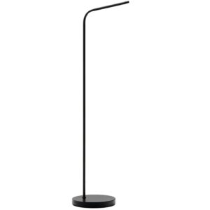 Kave Home Černý kovový stojan na zahradní LED lampu Nali